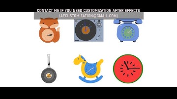 24 Animated Clocks Package | After Efects Project Files - Videohive template