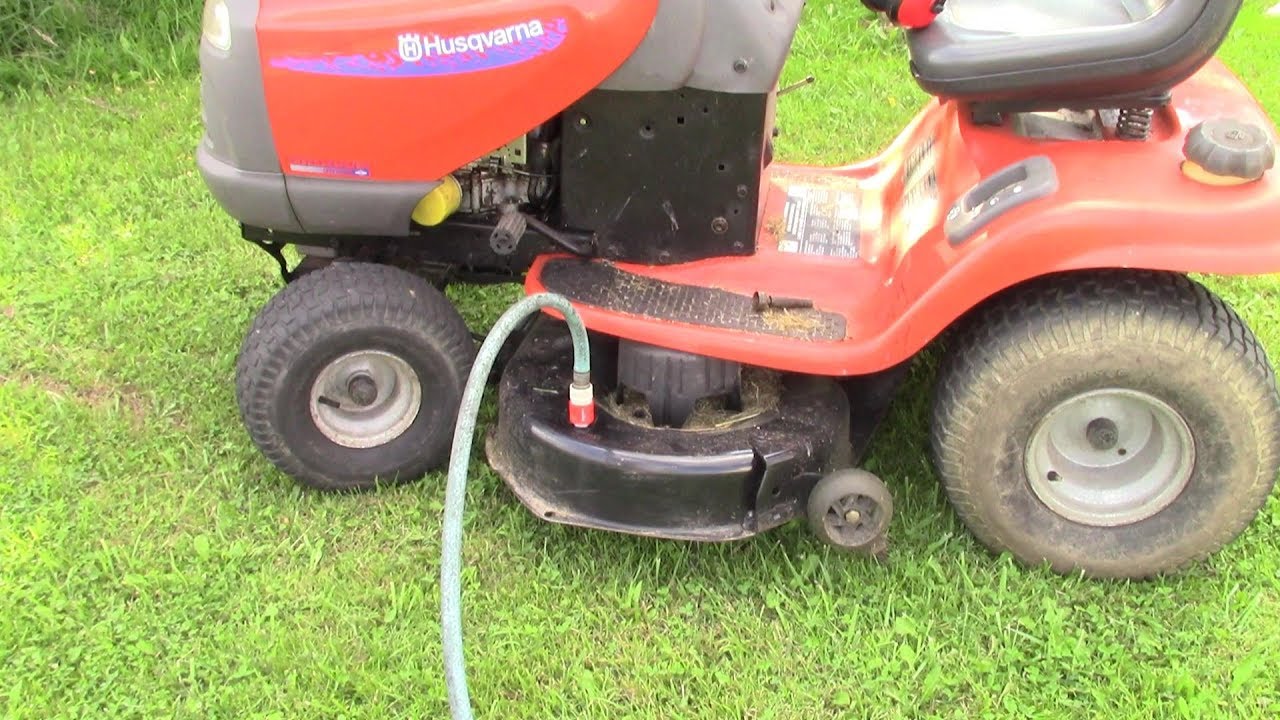 How to Clean the Deck on a Husqvarna Riding Mower? 