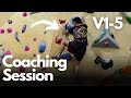 Technique coaching for beginnerintermediate climbers