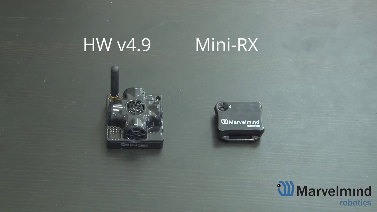 Mini-RX vs Beacon HW v4.9 Comparison | Marvelmind