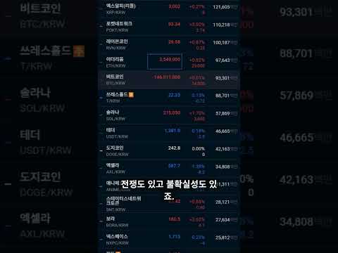 비트코인 불안 한가요? #비트코인 #암호화폐 #스테이블코인
