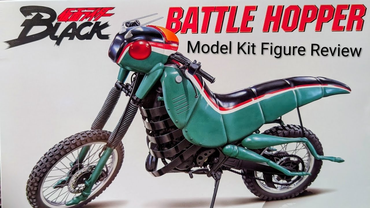 Kamen Rider Black Battle Hopper model kit review - YouTube