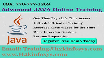 Quick Java Online Training Free Demo Class | Java Online Training Videos