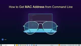 How to Get MAC Address from Command Line on Windows
