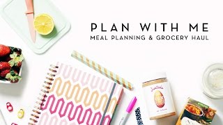 Plan With Me | Meal Planning & Grocery Haul (+ new Paulas Choice!) @makeupTIA