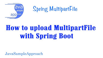 How to upload MultipartFile with Spring Boot
