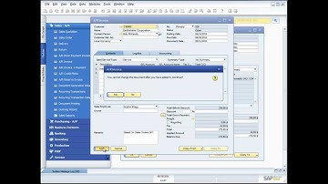 SAP Business One Sales Order Management Demo