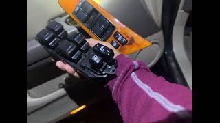 20121202 2001 Lexus RX300 front driver master window switch replacement 1