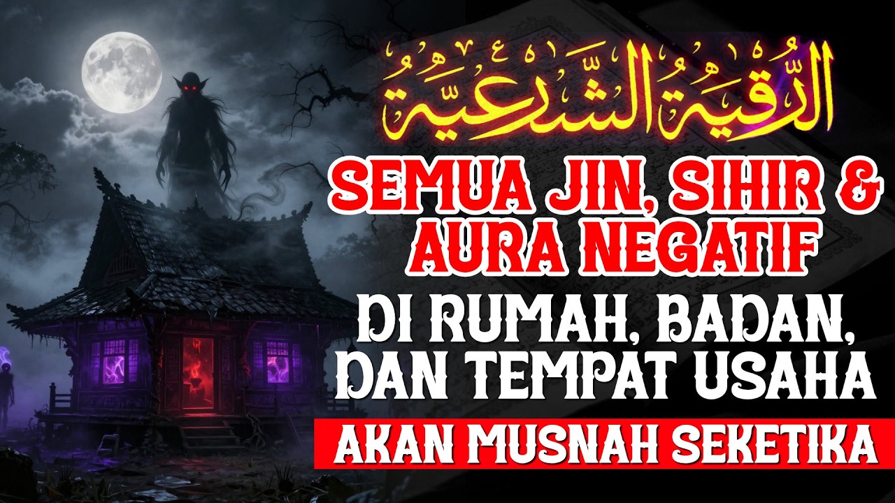 AYAT RUQYAH MUSJATAB | SEMUA SIHIR & AURA NEGATIF DIRUMAH, TEMPAT USAHA AKAN HANGUS SEKETIKA !!!
