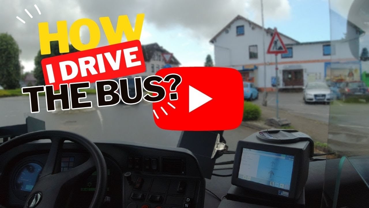 Driving the bus in Germany outside of the city