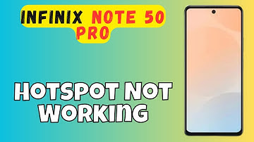 Hotspot Not Working infinix note 50 pro || How to solve hotspot issues