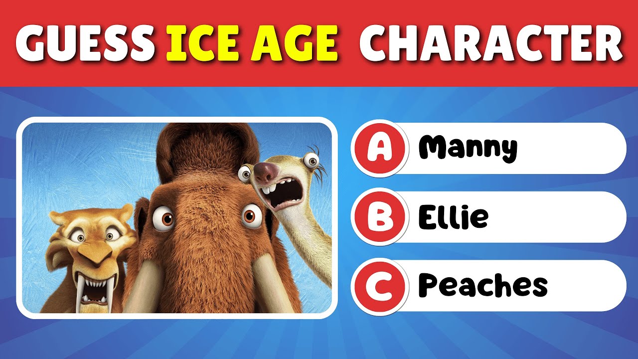 Вы помните всех персонажей «Ледникового периода»? ❄️🦣 | Викторина «Ледниковый период» для настоящ...