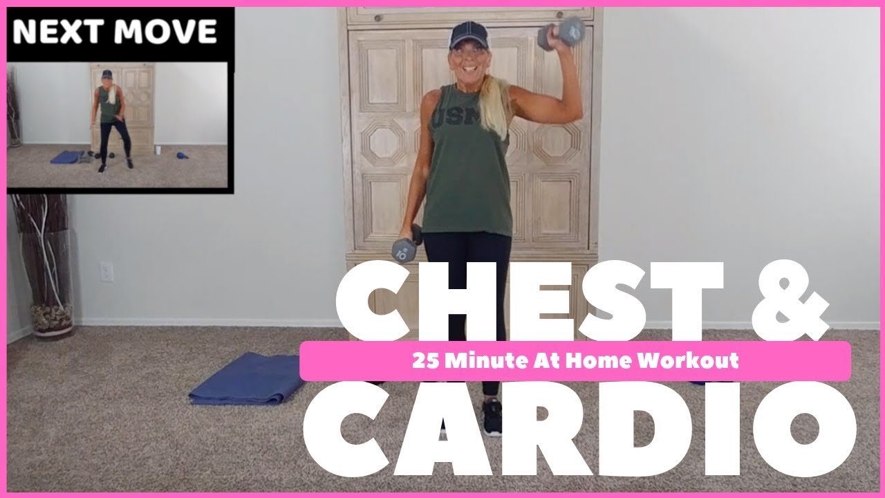 Chest And Cardio At Home Workout Short YouTube