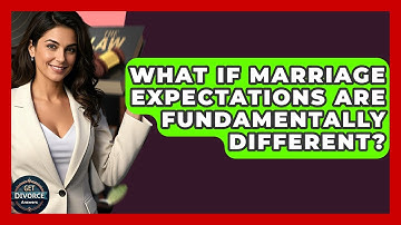 What If Marriage Expectations Are Fundamentally Different? - Get Divorce Answers