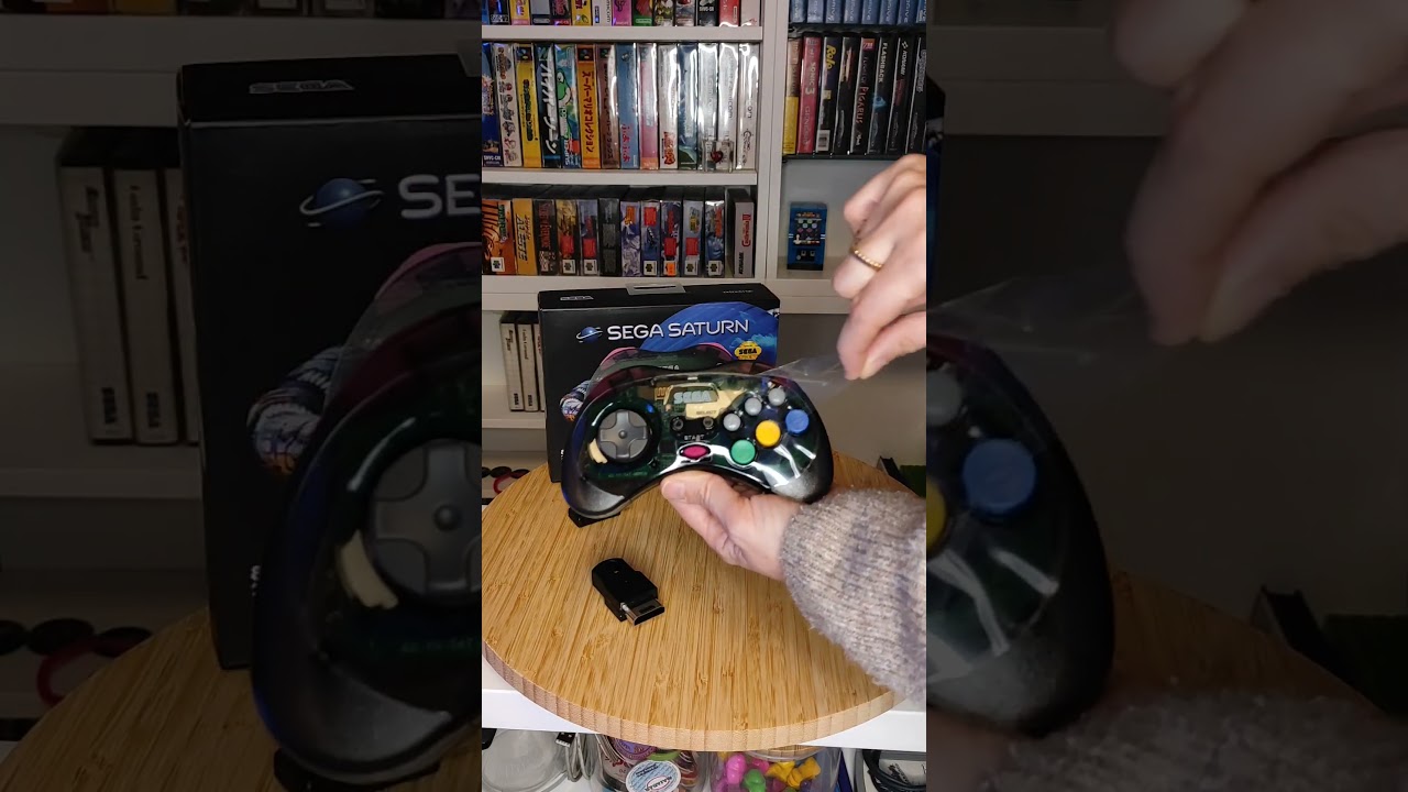 8 Button Arcade Pad SEGA SATURN ♥️ Wireless 