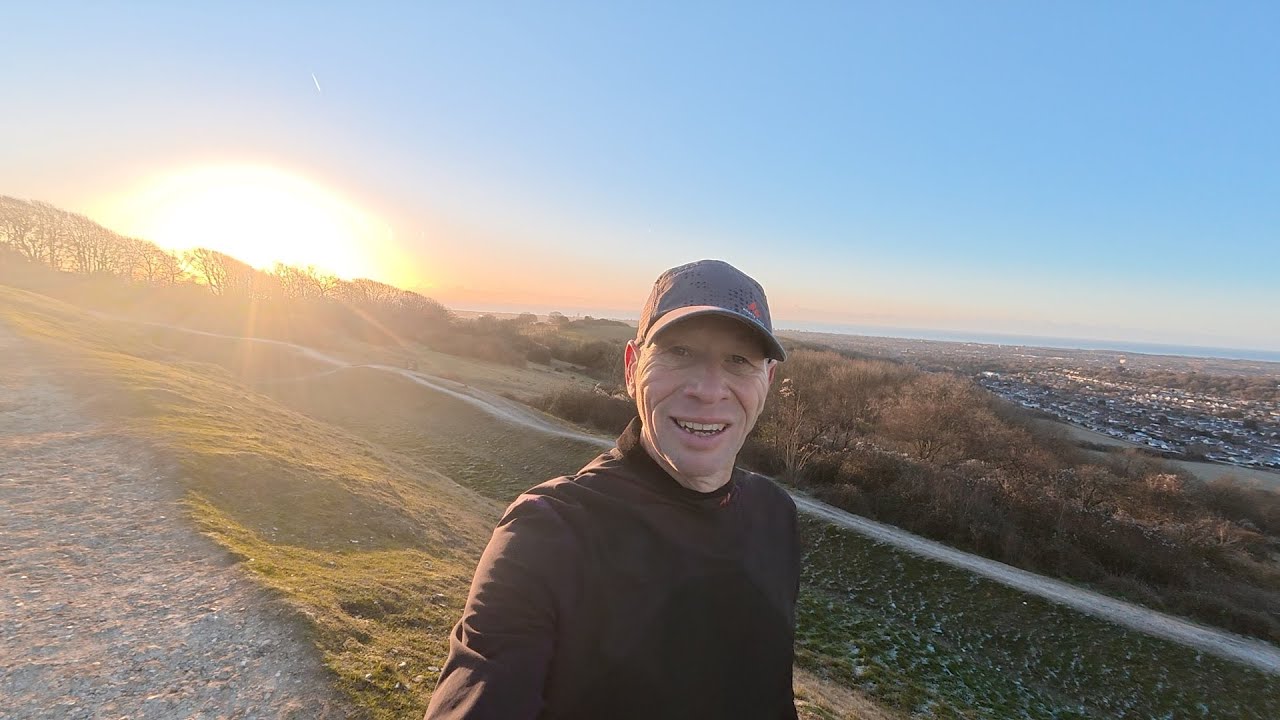 Chilly 19k training run over the hills - with a speedier block in the middle