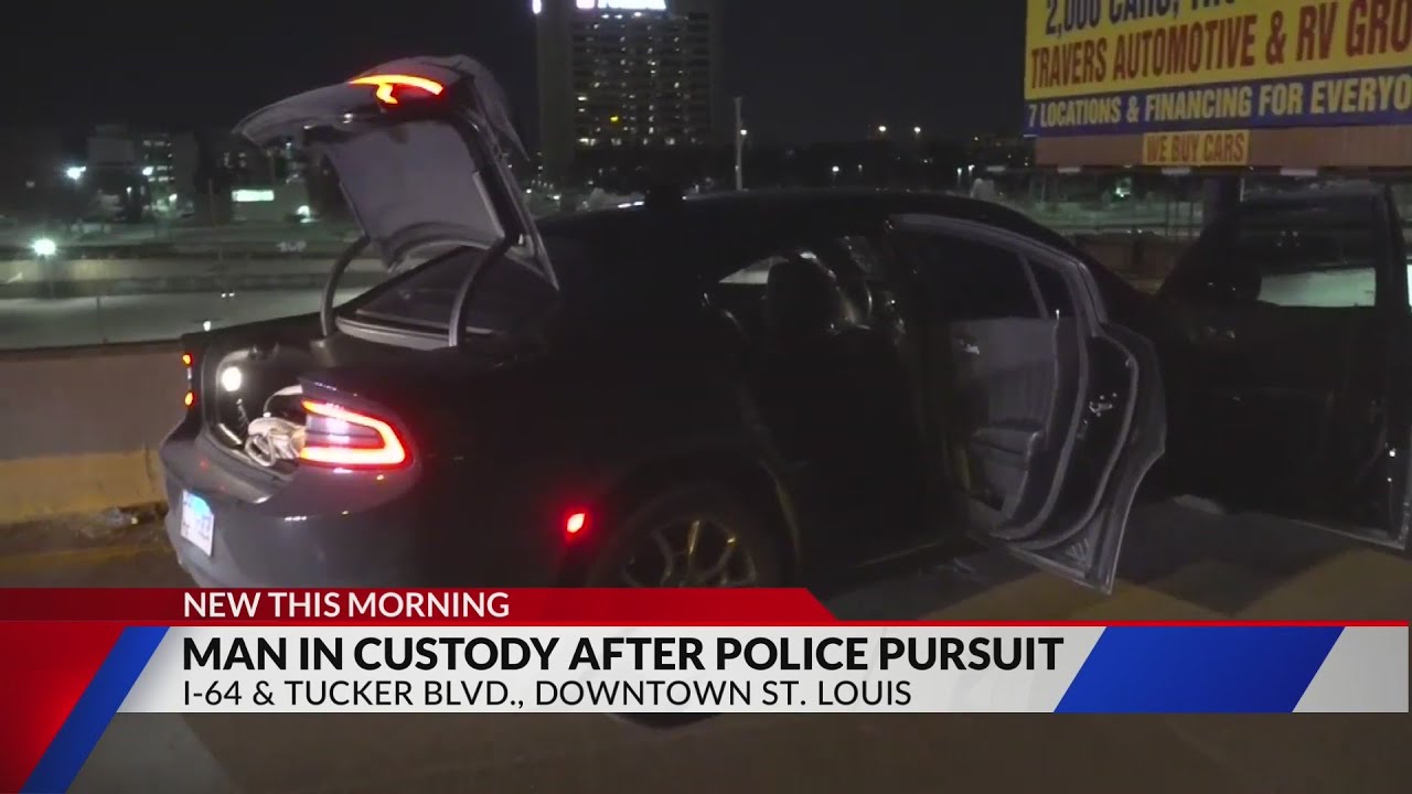 Man in custody after overnight police chase - YouTube
