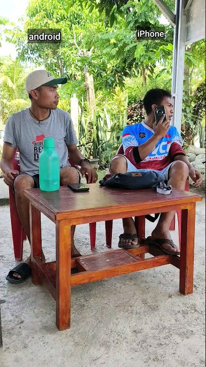 PERBEDAAN ANTARA NADA DERING IPHONE VS ANDROID ‼️😅 #anakkampung #garing #hiburan #komedi #komedilucu