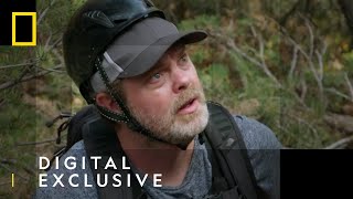 Rainn Wilson Scales A Rock Face | Running Wild With Bear Grylls | National Geographic UK