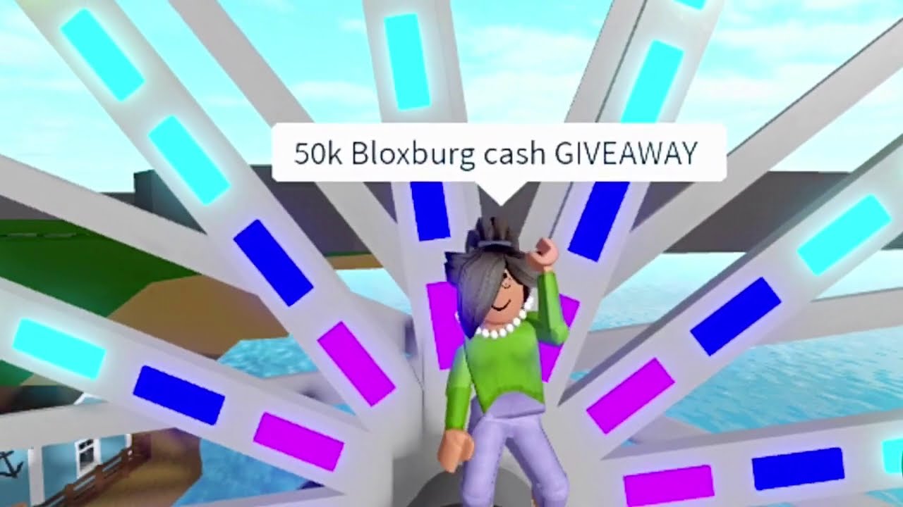 50k Bloxburg Cash Giveaway YouTube