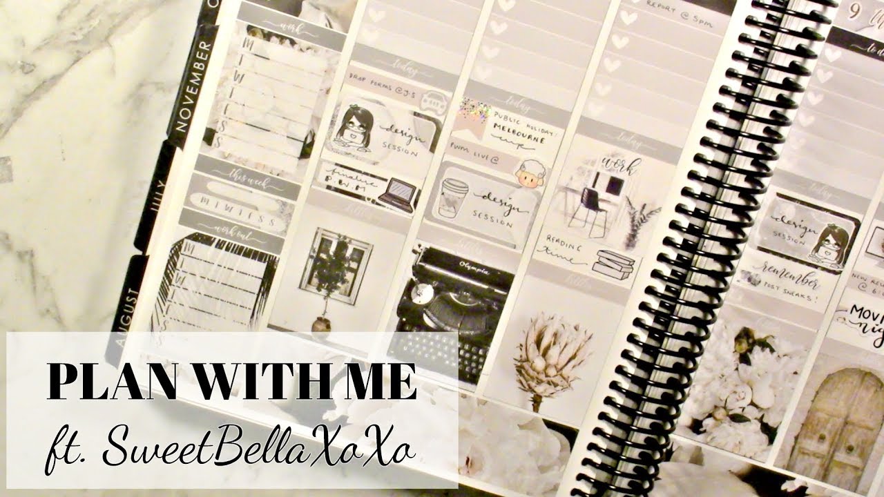 Erin Condren Plan With Me - Rise And Shine ft. SweetBellaxoxo