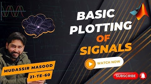 Basic plotting of signals in MATLAB, DSP Lab 1