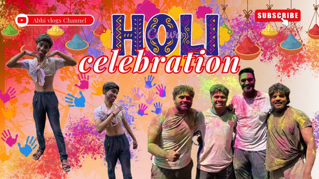 Holi Celebration 🔫🌈 | Mini vlog 21