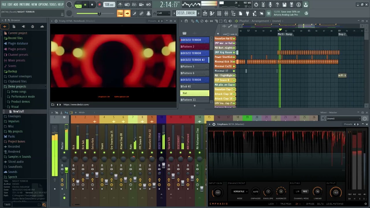 FL Studio 2025  Demo Project | Night Terror ( Dedzii )