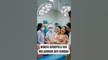 VIRAL‼️ Wanita Berkepala Dua Melahirkan Bayi Kembar di Rumah Sakit #viralvideo #fyp