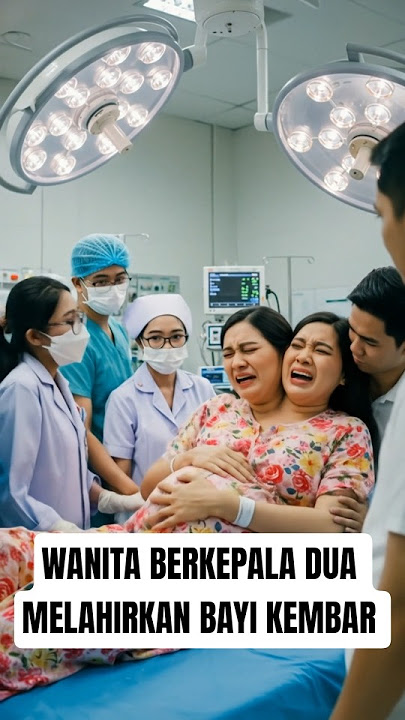 VIRAL‼️ Wanita Berkepala Dua Melahirkan Bayi Kembar di Rumah Sakit #viralvideo #fyp
