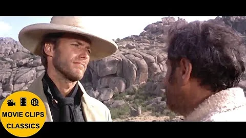 The Good, The Bad And The Ugly (1966) - Tuco is rescued by Blondie
