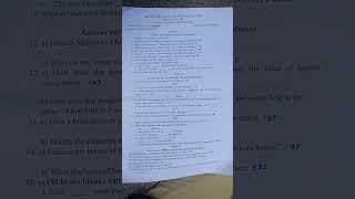 General English Model Question Paper 20232024 New Syllabus 1st Semester First Year new questions