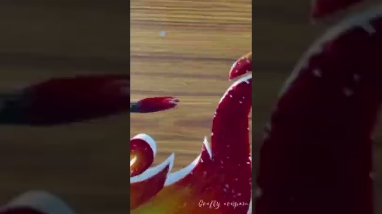 3d Thermocol cut with a torch of fire. 