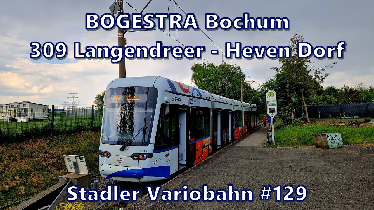 BOGESTRA Bochum - Linie 309, Stadler Variobahn 