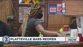 Platteville bars reopen without restrictions, Grant Co. asks for voluntary compliance of guidelines