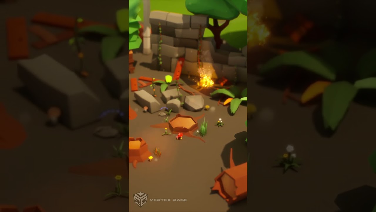 A Peaceful Escape with Low Poly Nature: Essentials (preview)