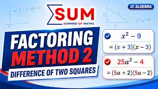 Difference of Two Squares | Junior Cycle Algebra