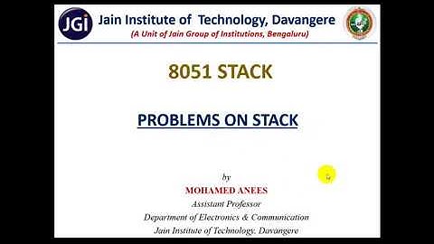 M03_Lec06_8051 Stack Problems on Stack 01