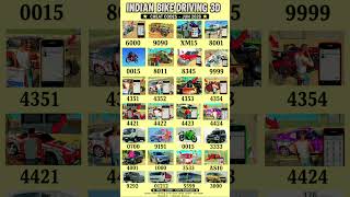 Real code 💥 Indian bike driving 3d all new cheat code update + plugin cheat code #gaming #shorts