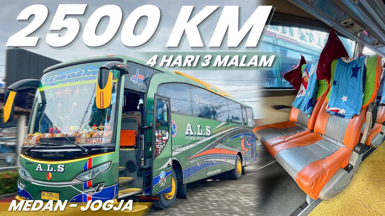 NAIK BUS ALS 4 HARI 3 MALAM, KUAT GAK YA ⁉️ Trip Jogja Medan with ALS