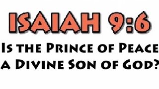 ISAIAH 9:6 – Is the Prince of Peace a Divine Son of God? – Rabbi Michael Skobac – Jews for Judaism