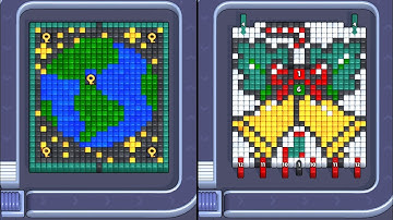 Pixel Flow Level 53 54 Game Walkthrough IOS