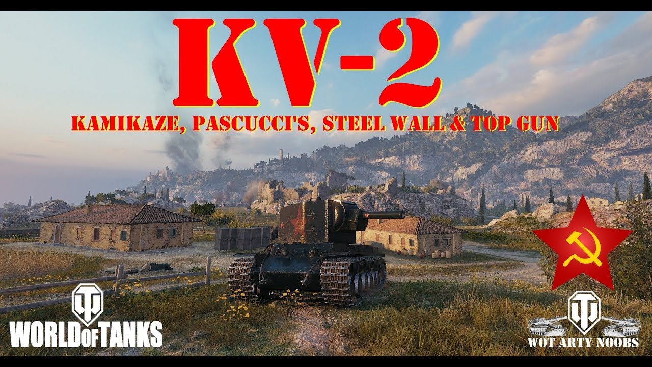 quickybaby modpack 1.2 KV-2 - Kamikaze, Pascucci's Medal, Steel Wall and Top Gun