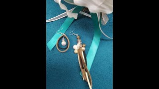 Pearl and Leather Earring Tutorial Using Beebee Craft and Lbeads Products