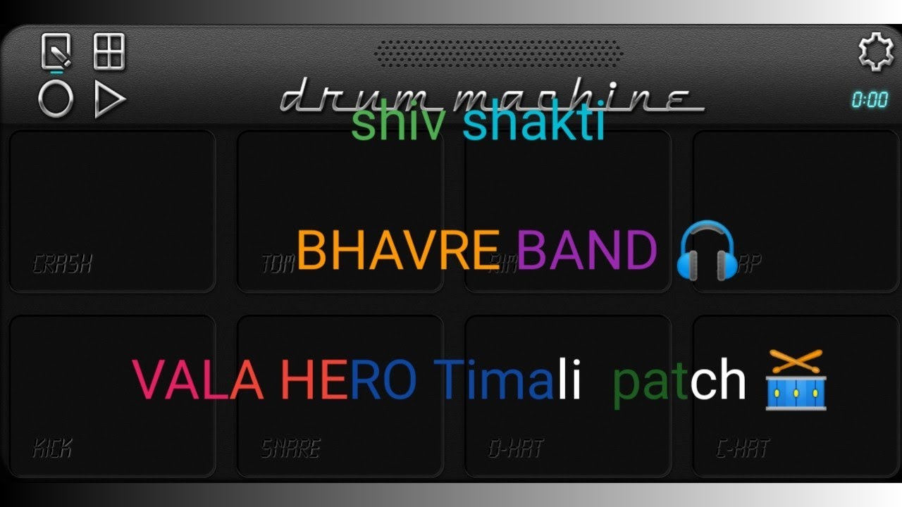 shiv shakti band Amu Bhavre band vala hero timali patch octapad 🥁🎧 subscribe to share it coment like