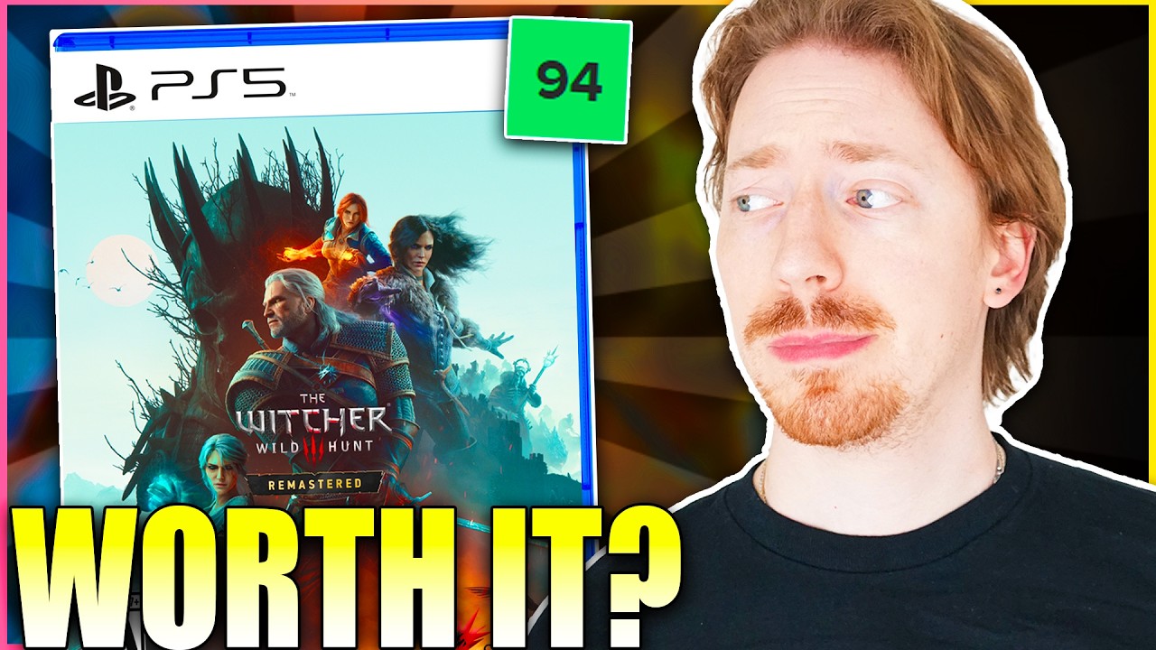 So I tried playing THE WITCHER 3 REMASTER...