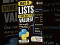 Day 9 learning python #Python #LearnPython #PythonForBeginners #Coding