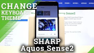 How to Customize Keyboard Theme in SHARP Aquos Sense2 – Set Photo As Keyboard Background screenshot 5