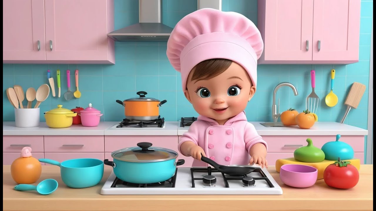 Kitchen Tools Learning 👶🍴 | Kids Fun & Learning Song