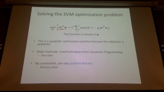 Machine Learning - Lecture 18 - Fall 2018